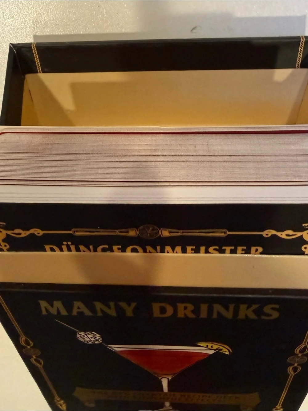 The Deck of Many Drinks — Black & Red Cocktail Recipe Deck